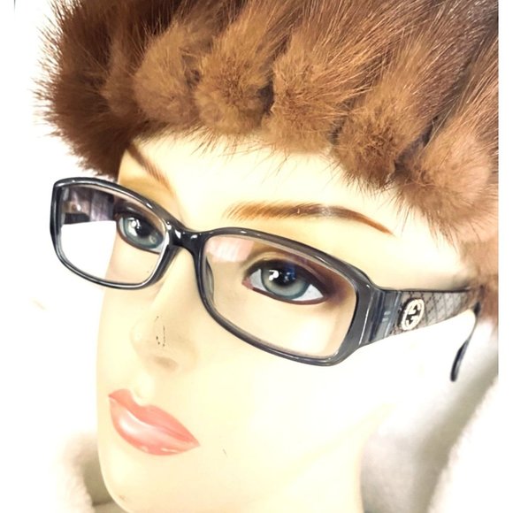 womens Gucci eye glasses + GG 3184 logo frames/ case, 74W 130 - Picture 1 of 15